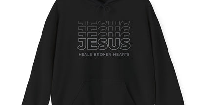 Jesus heals broken hearts - Unisex Hoodie