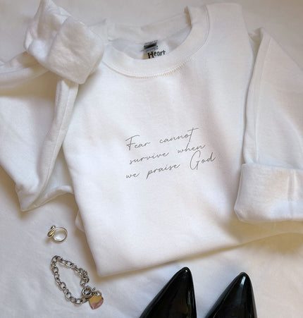 Fear cannot survive - Unisex Crewneck