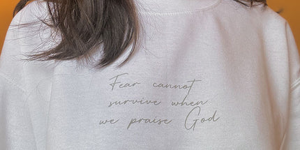 Fear cannot survive - Unisex Crewneck