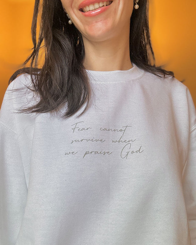 Fear cannot survive - Unisex Crewneck