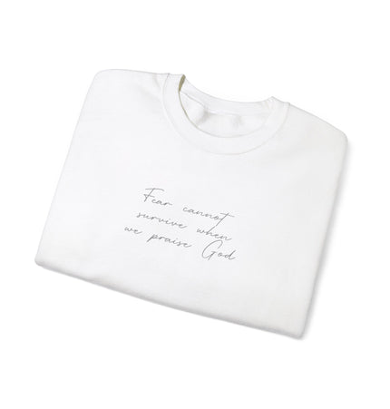 Fear cannot survive - Unisex Crewneck