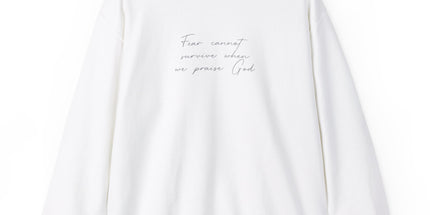 Fear cannot survive - Unisex Crewneck